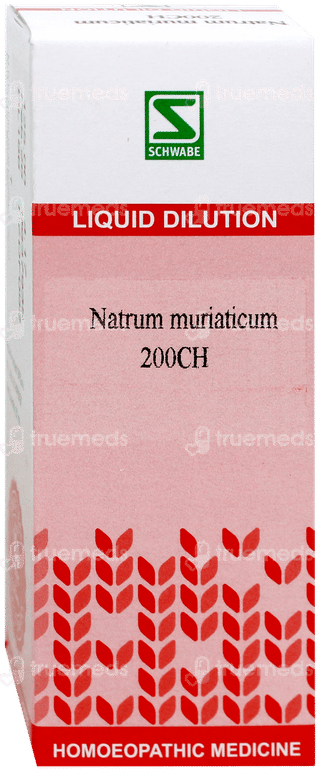 Dr Willmar Schwabe Natrum Muriaticum 200ch Dilution 30ml